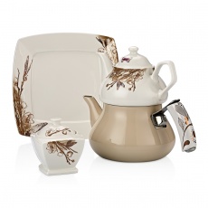 Diva Kare Bone Collection 40 Parça Kahvaltı Takımı