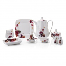 Fine Bone Flora 31 Parça Kahvaltı Takımı