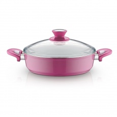 Seraşef Prestige 28 Cm Karnıyarık Tencere Pembe