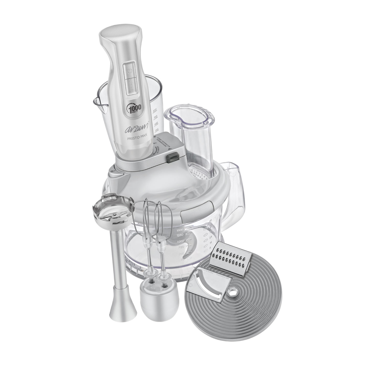 AR199 Arzum Presto Max Multi Blender Seti BEYAZ
