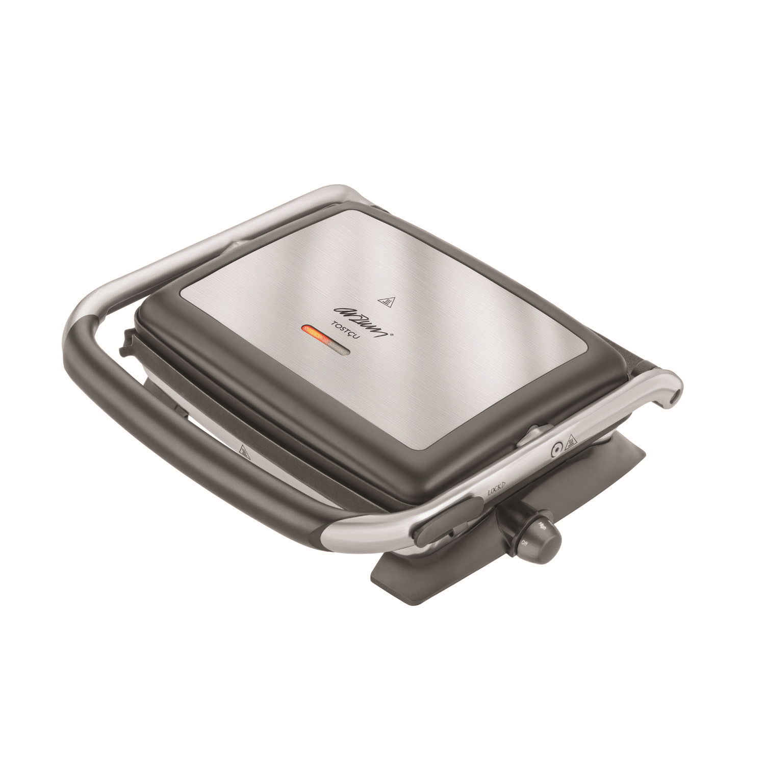 AR254 Arzum Tostçu Izgara ve tost makinesi INOX