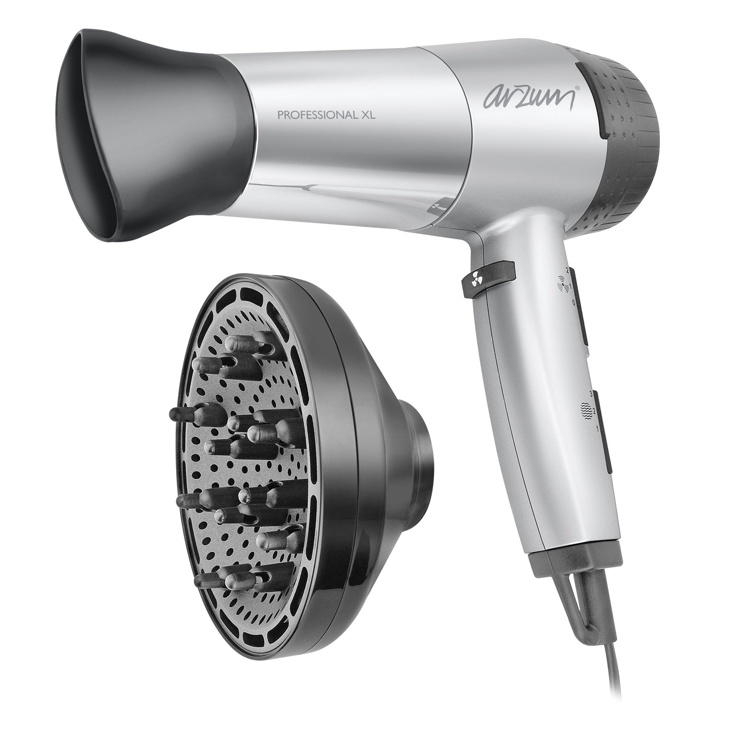 AR512 Arzum Professional XL Saç Kurutma Makinesi METALİK